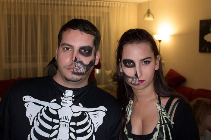 E porque estamos quase no Halloween, cá fica uma foto nossa do ano passado