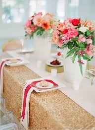 Decoração vermelho, rosa e dourado