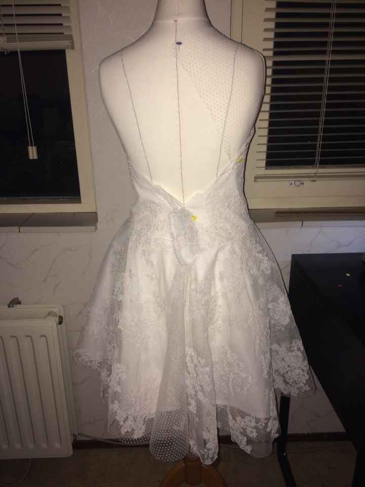 Vestido de noiva, em progresso - 2