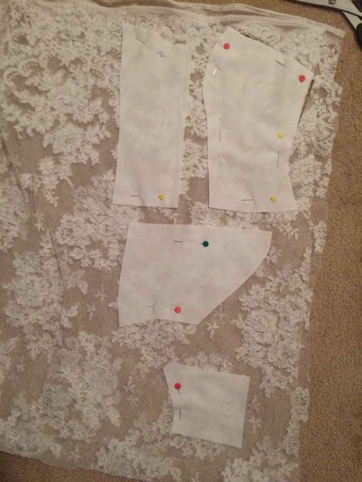 Vestido de noiva, em progresso - 4
