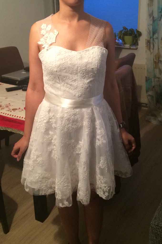 Vestido de noiva, em progresso - 1