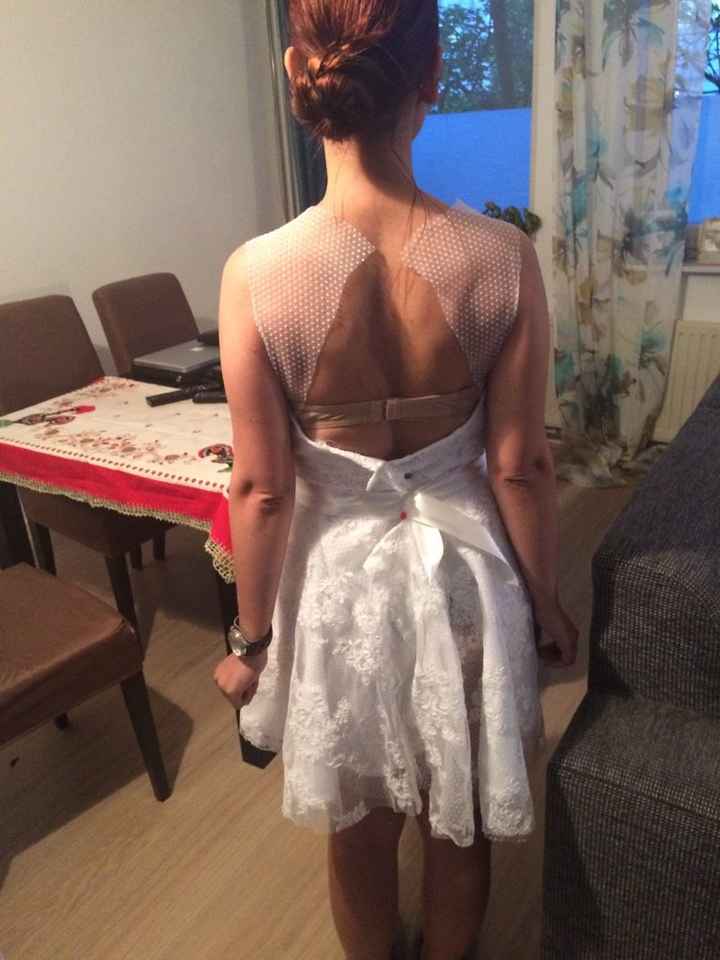 Vestido de noiva, em progresso - 2