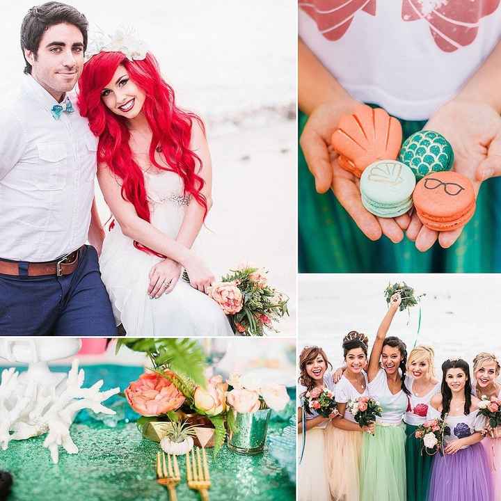 O perfeito casamento da Ariel ;)