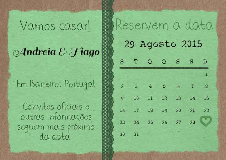 save the date