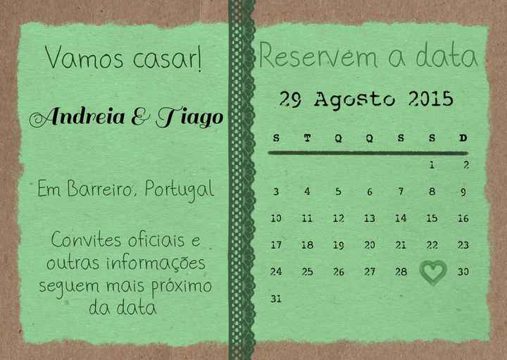 Save the date