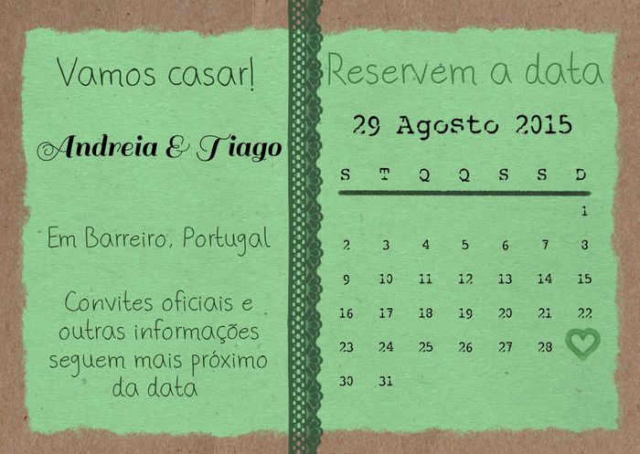save the date