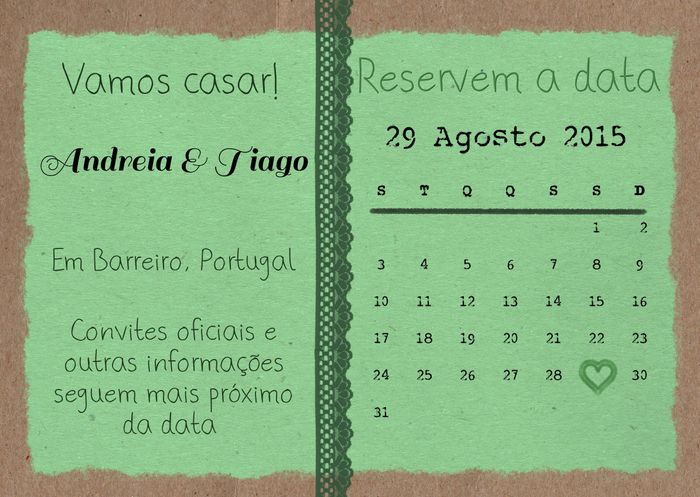 Save the date