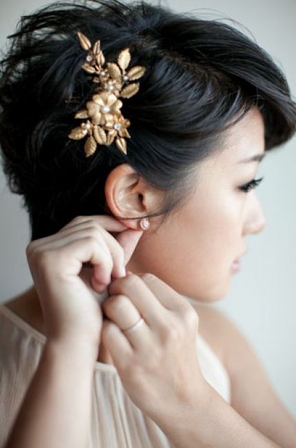 Penteado cabelo curto