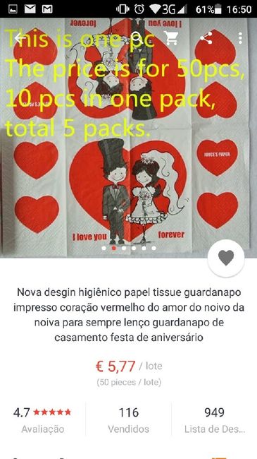Lenços "lágrimas de alegria" sim ou não? - 3