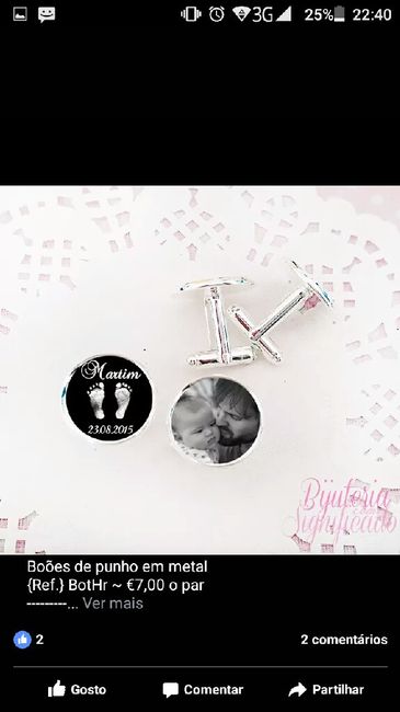 Botões de punho personalizados :) - 1