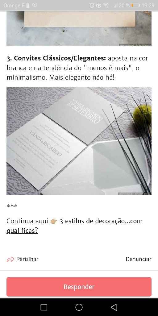 o meu casamento será de estilo clássico/elegante - 1