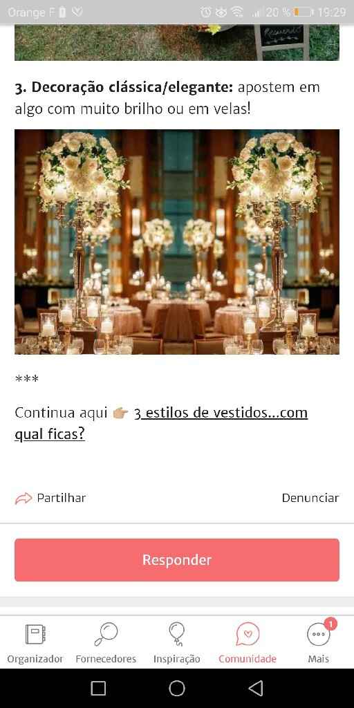 o meu casamento será de estilo clássico/elegante - 2