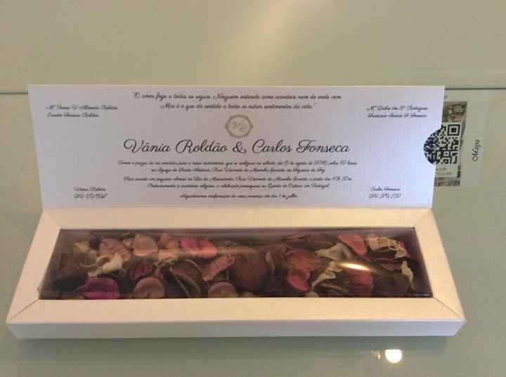 Convite de casamento