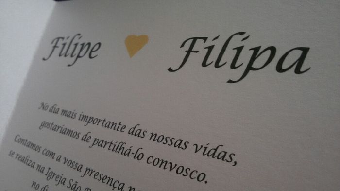 O meu convite de casamento - 3
