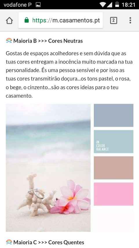 Qual a cor ideal para o teu casamento?... 🌈👰🌈