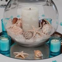 Tema mar decoraçao de mesas
