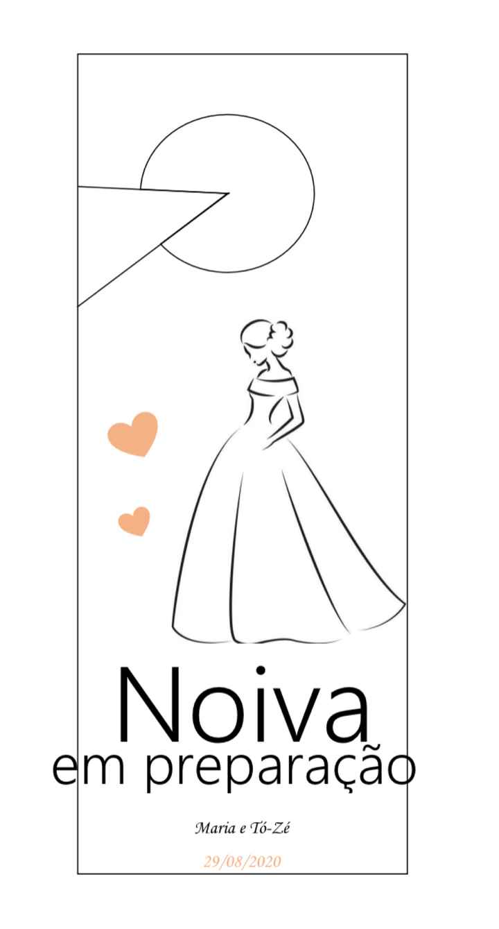 Placa para a porta :) - 1
