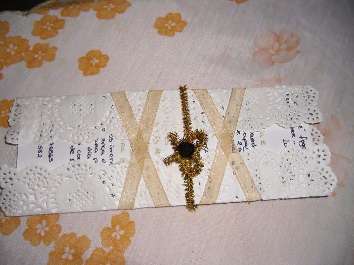 Foi elaborado um convite de casamento...que acham?