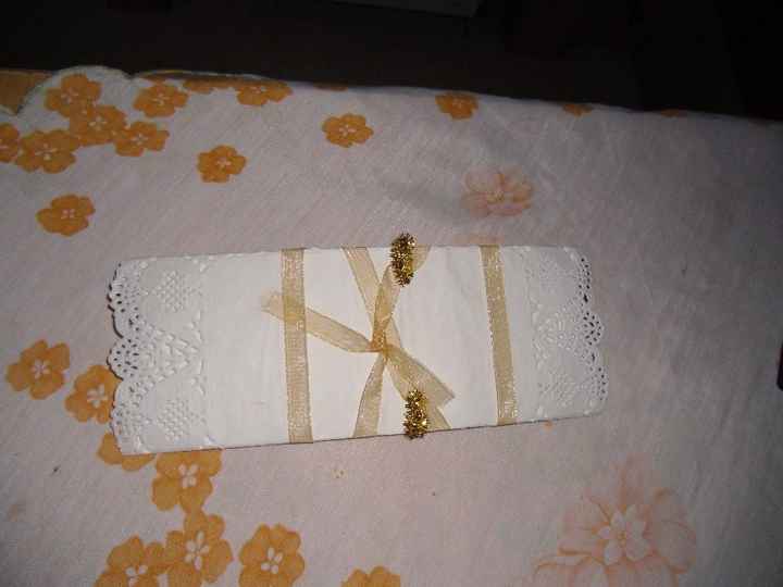 Parte de trás do convite