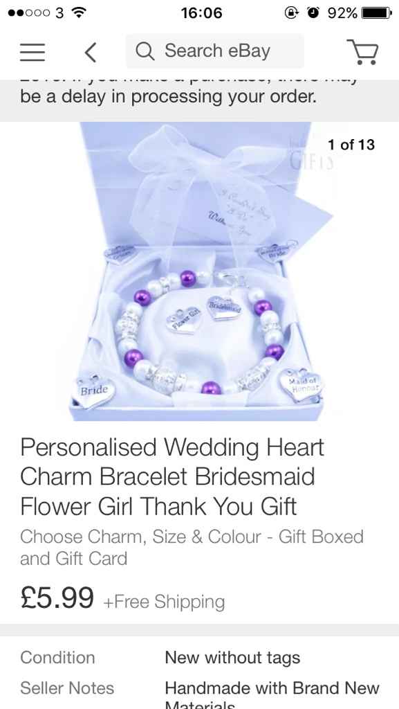 Mimo para as damas de honor - 1