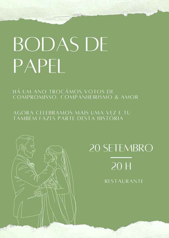 Bodas de Papel ✨ - 1