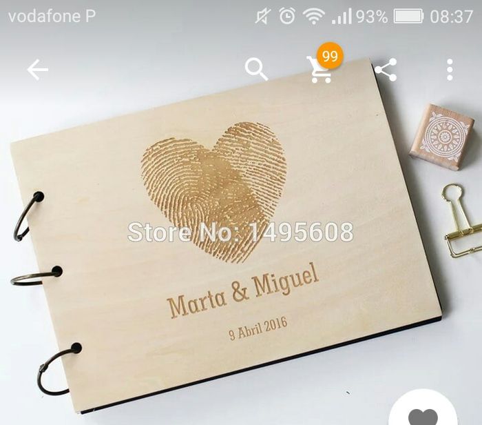 Inspirações Casamento estilo Moderno - livro de honra - 1