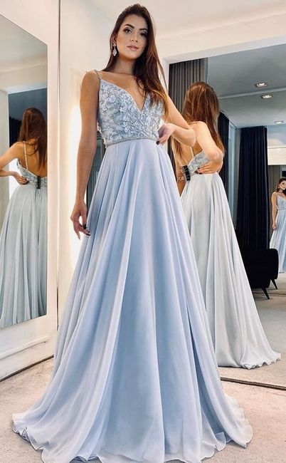 o Arco-íris invade a Comunidade: Inspirações (azul ) para Look da Noiva💙 1