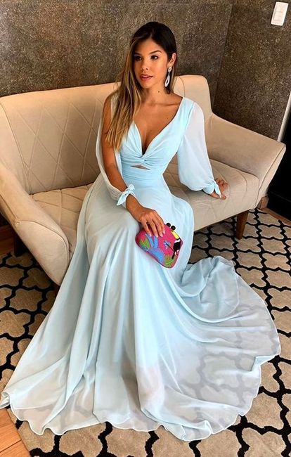 o Arco-íris invade a Comunidade: Inspirações (azul ) para Look da Noiva💙 5