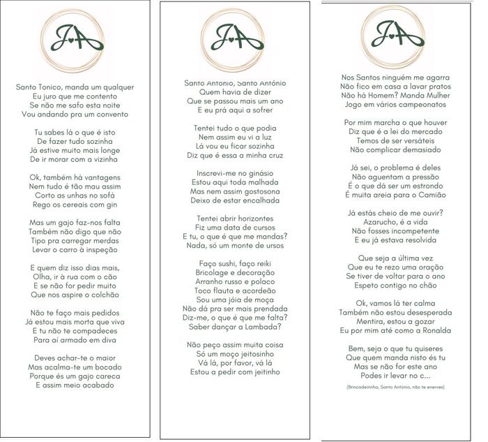 Estacionário J&A - Oração Desencalhe - Check ✅ 2