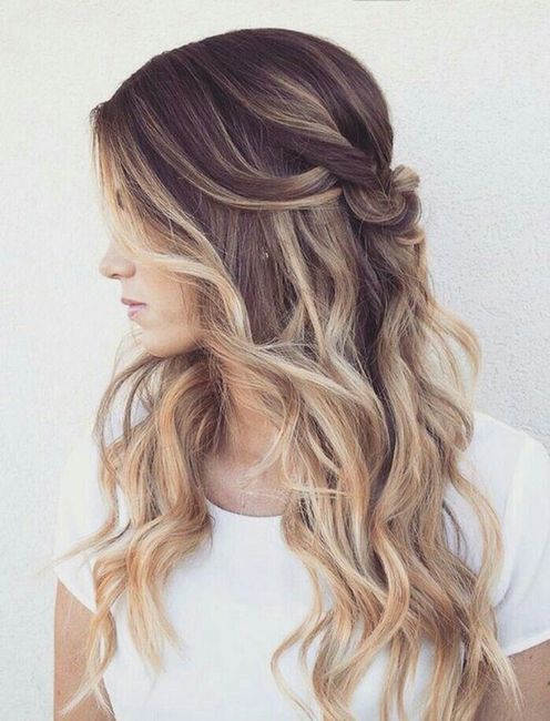 Penteado semi-preso - 2