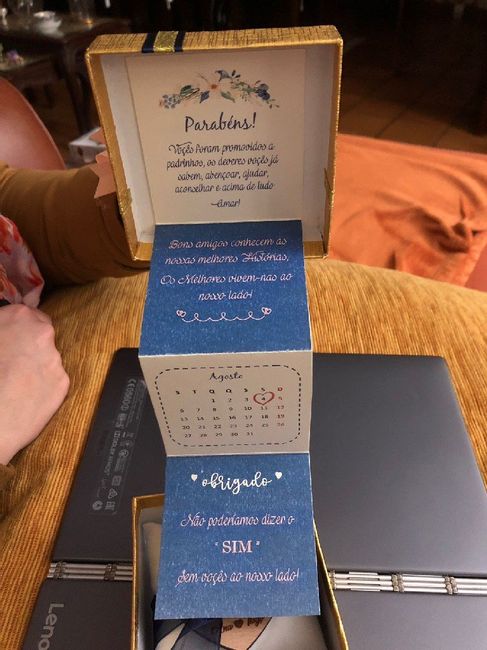 o convite dos padrinhos 😍 - 2