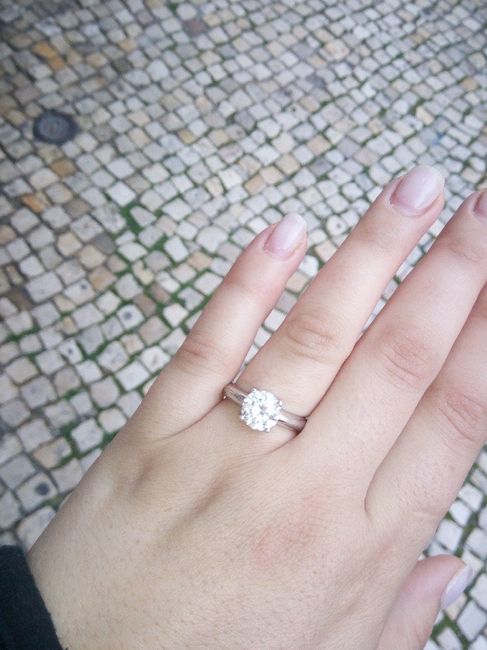 DESAFIO: partilha o teu anel de noivado! 💍 - 1