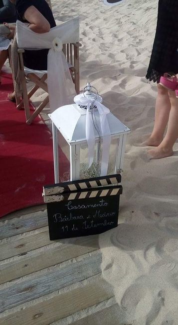 decoração do casamento na praia =)
