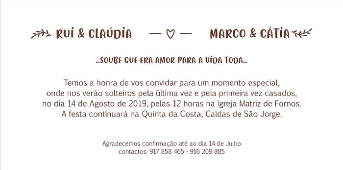 Convites ♡ - 2