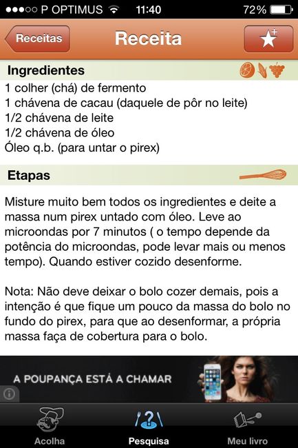 Receitas deliciosas - 1