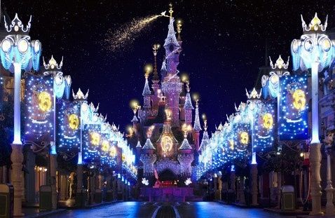 castelo iluminado