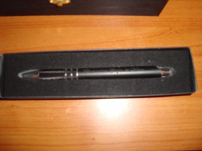 a caneta para os padrinhos