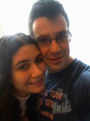 1ª foto como noivos