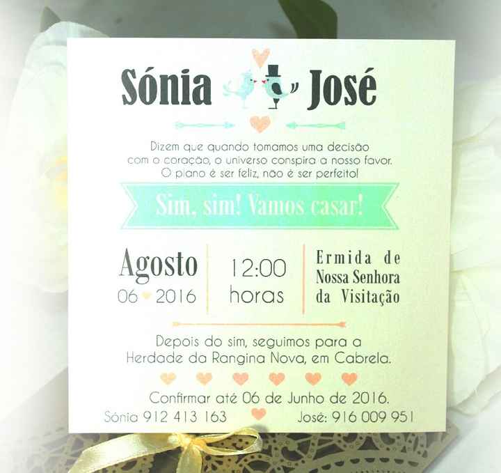 O nosso convite, igreja e quinta! - 5