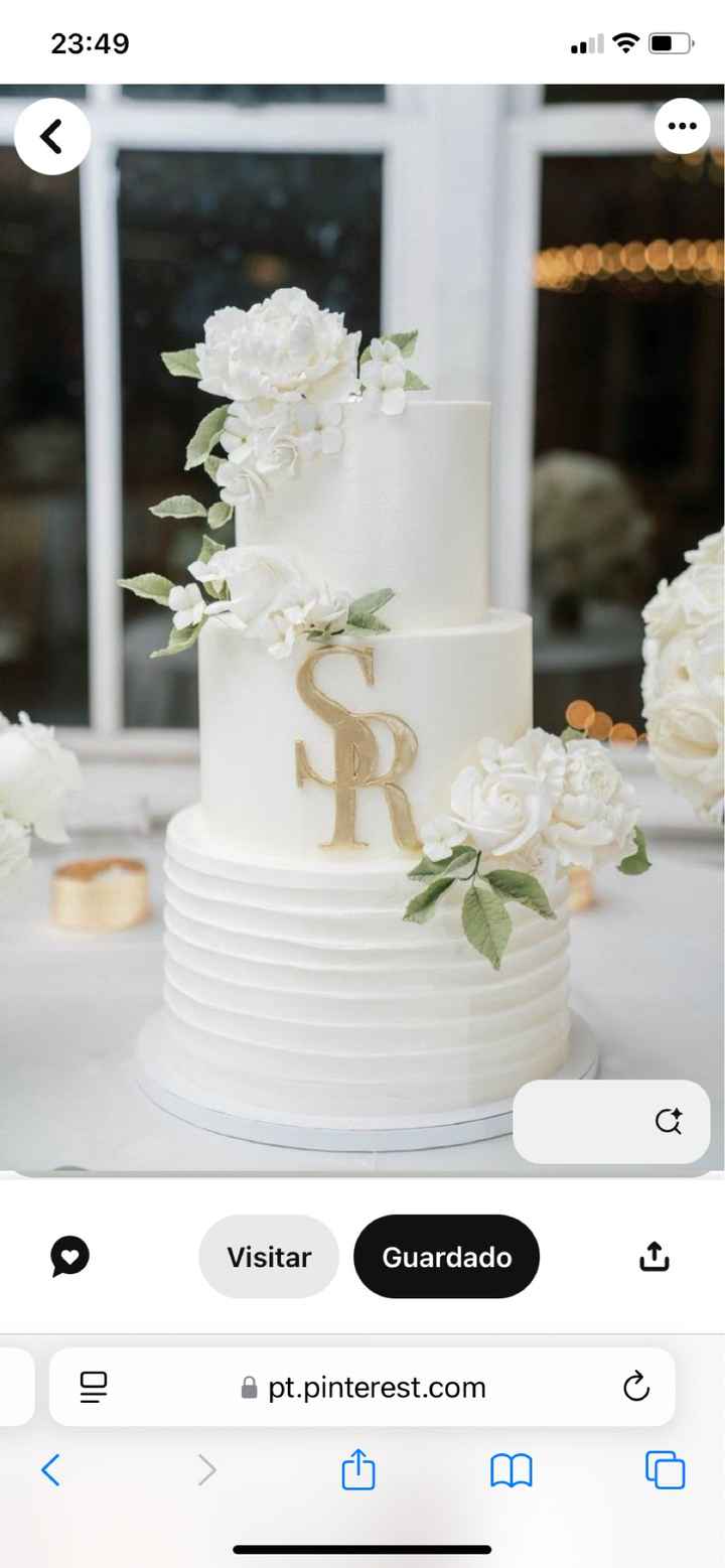 Bolo dos noivos 🍰 - 1
