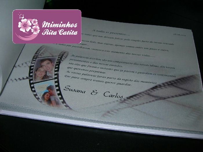Livro de mensagens/honra/assinatura - 3