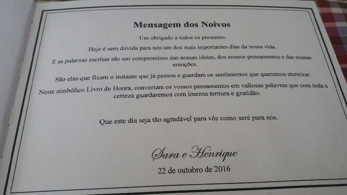 Mais uma manualidade: livro de honra :) - 1