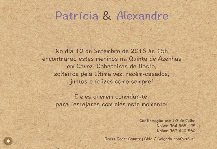 Convites - 2