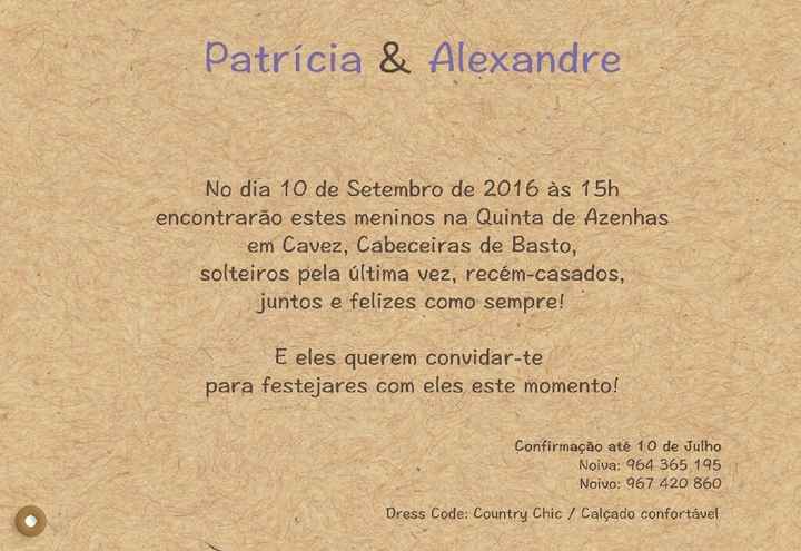 Convites - 2