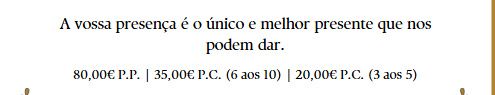 Casamento cada um paga o seu - 1