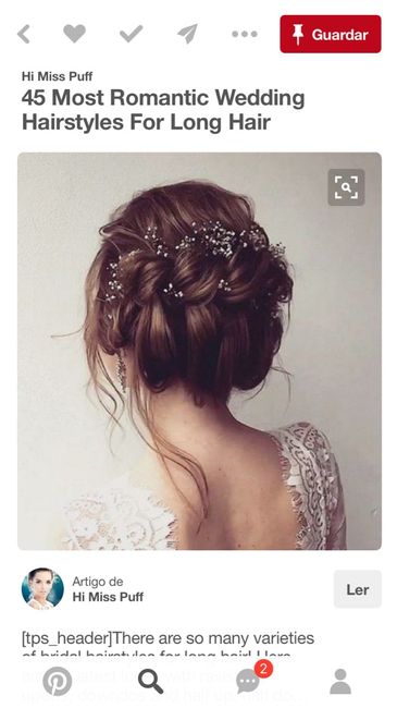 Penteado de noiva 👰 - 3