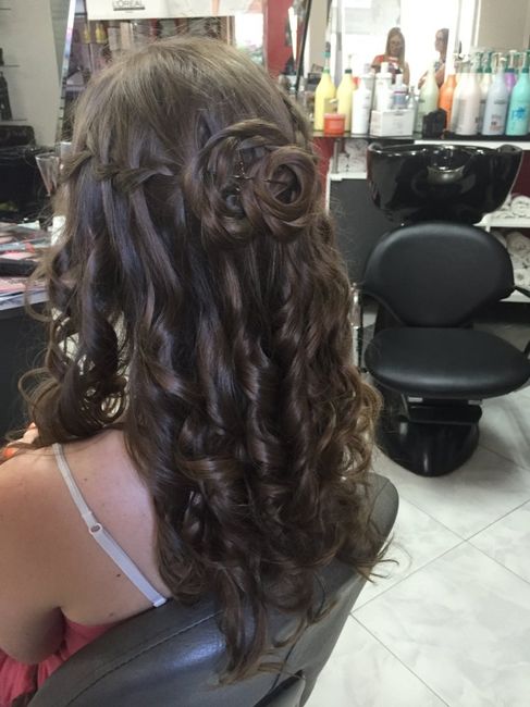 Prova de penteado - check! - 2