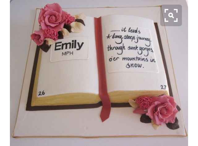 Bolos tema livros - 2