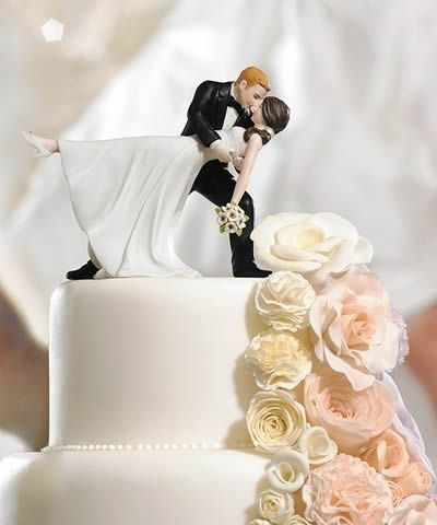 Topo de bolo romantico 
