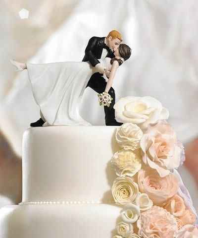 Topo de bolo romantico 